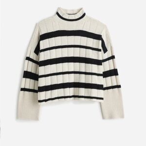 Madewell Ribbed Cashmere-Wool Blend Pullover Sweater